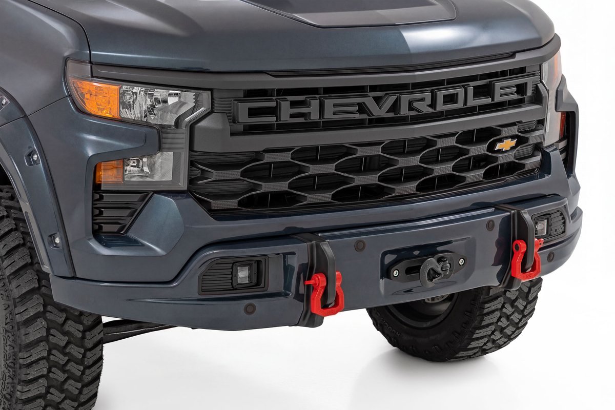 Chevrolet Silverado 1500 Bumper - Front - Rough Country - FXS - Dark Ash - '23-'26